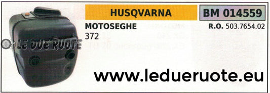 503765402 MARMITTA SCARICO SILENZIATORE MOTOSEGA HUSQVARNA 372