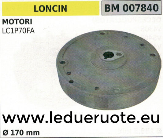 VOLANO MAGNETICO magnete VENTOLA MOTORE LONCIN LC1P70FA Ø170mm