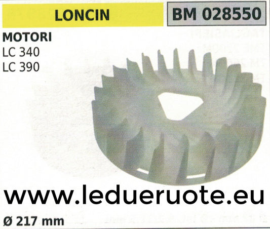 VOLANO MAGNETICO magnete VENTOLA MOTORE LONCIN LC 340 390 Ø217mm