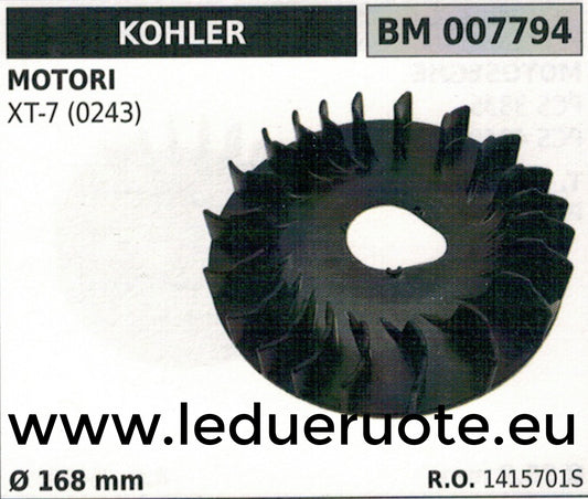 1415701S VOLANO MAGNETICO magnete ventola MOTORE KOHLER XT-7 0243 Ø168