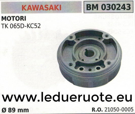 210500005 VOLANO MAGNETICO magnete ventola MOTORE KAWASAKI TK 065D (KC52) Ø89