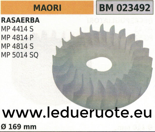 VOLANO MAGNETICO magnete VENTOLA RASAERBA TOSAERBA MAORI MP 4814S 5014SQ Ø 169