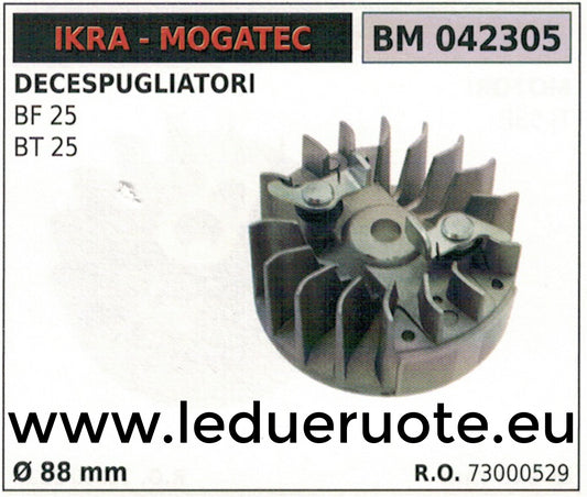 73000529 VOLANO MAGNETICO magnete DECESPUGLIATORE IKRA MOGATEC BF BT 25 Ø88