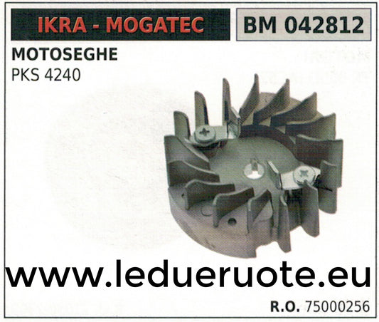 75000256 VOLANO MAGNETICO magnete ventola MOTOSEGA IKRA MOGATEC PKS 4240