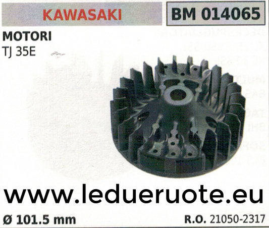 210502317 VOLANO MAGNETICO magnete DECESPUGLIATORE MOTORE KAWASAKI TJ 35E Ø101.5