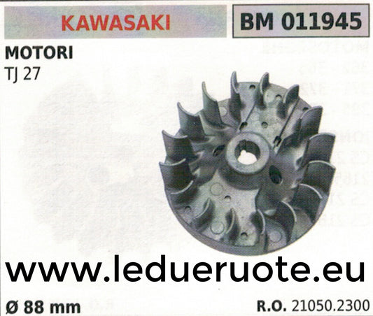 210502300 VOLANO MAGNETICO magnete DECESPUGLIATORE MOTORE KAWASAKI TJ 27 Ø88