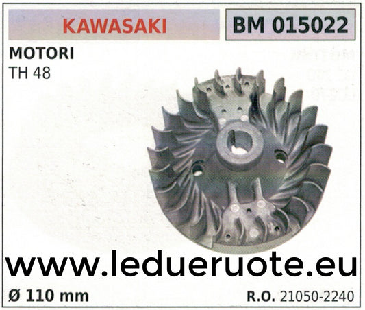 210502240 VOLANO MAGNETICO magnete ventola MOTORE KAWASAKI TH 48 Ø110