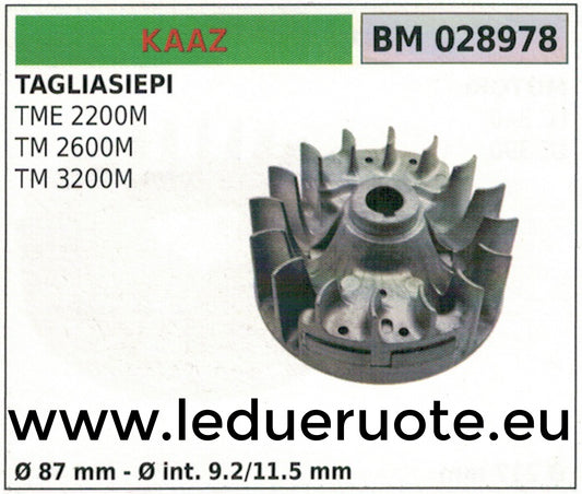 VOLANO MAGNETICO magnete ventola TAGLIASIEPI TOSASIEPI KAAZ TME 220M 2600M 3200M
