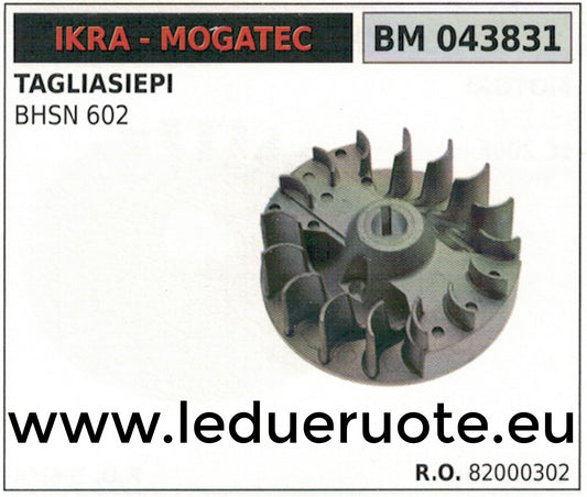 82000302 VOLANO MAGNETICO magnete ventola TAGLIASIEPI TOSA IKRA MOGATEC BHSN 602
