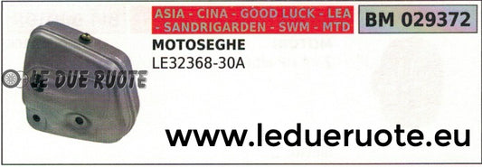 SILENZIATORE MARMITTA SCARICO MOTOSEGA CINESE SANDRIGARDEN CINA ASIA SWM LE32368