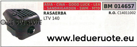 SILENZIATORE MARMITTA SCARICO RASAERBA TOSAERBA ASIA GOODLUCK MTD SWM LTV140