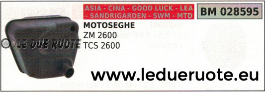 SILENZIATORE MARMITTA SCARICO MOTOSEGA CINESE SANDRIGARDEN CINA ASIA SWM GL 3500
