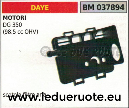 SCATOLA CASSA SUPPORTO FILTRO ARIA MOTORE DAYE DG 350 98.5cc OHV