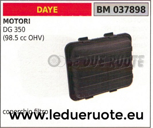 COPERCHIO CASSA SCATOLA FILTRO ARIA MOTORE DAYE DG 350 98.5cc OHV