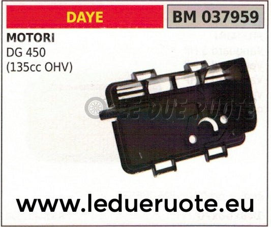 SUPPORTO CASSA SCATOLA FILTRO ARIA MOTORE DAYE DG 450 135cc OHV