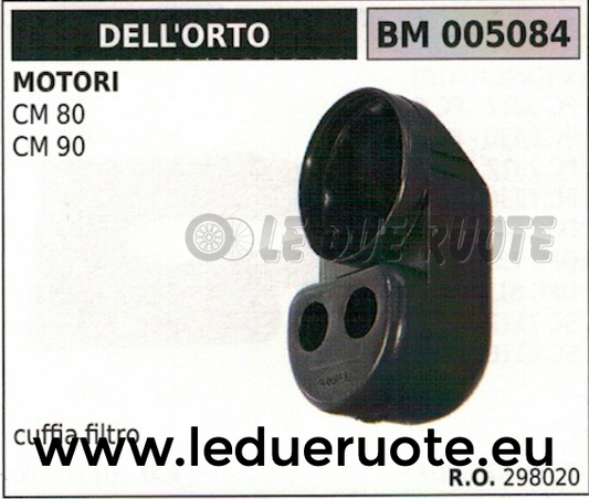 298020 CASSA SUPPORTO SCATOLA CUFFIA FILTRO ARIA MOTORE DELL'ORTO CM 80 90