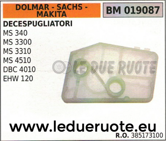 385173100 FILTRO ARIA DECESPUGLIATORE DOLMAR SACHS MAKITA DBC 4010 EHW 120