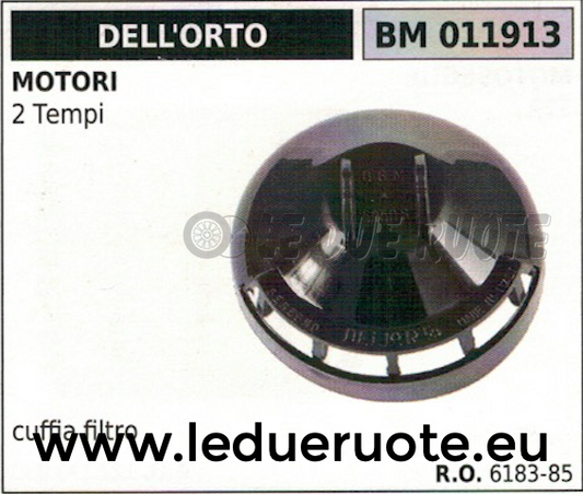 618385 CASSA SCATOLA CUFFIA SUPPORTO FILTRO ARIA MOTORE DELL'ORTO 2T