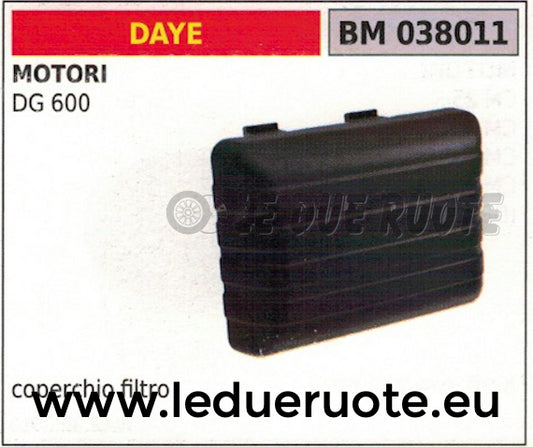 COPERCHIO CASSA SCATOLA FILTRO ARIA MOTORE DAYE DG 600