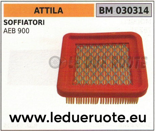 ELEMENTO FILTRANTE FILTRO ARIA SOFFIATORE ATTILA AEB 900