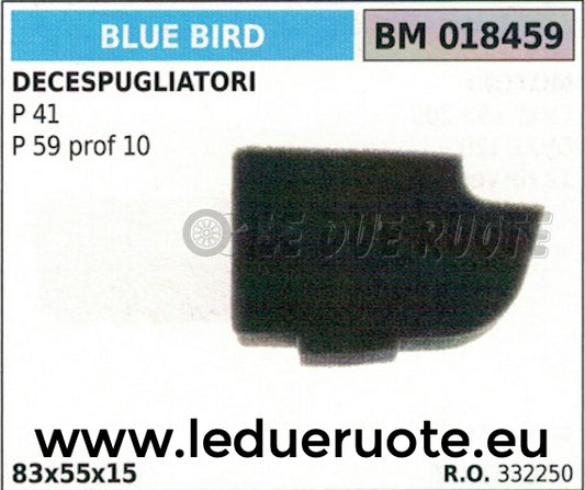 332250 SPUGNA FILTRO ARIA DECESPUGLIATORE BLUE BIRD P 41 P 59 PROF 10 83x55x15