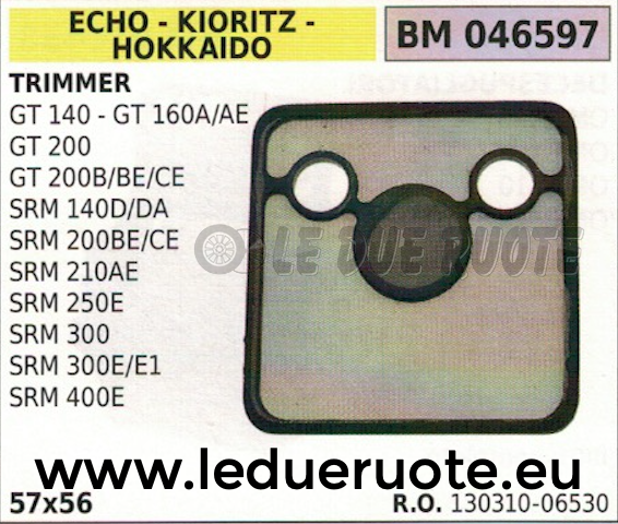 13031006530 FILTRO ARIA DECESPUGLIATORE ECHO KIORITZ HOKKAIDO GT 140 160 200
