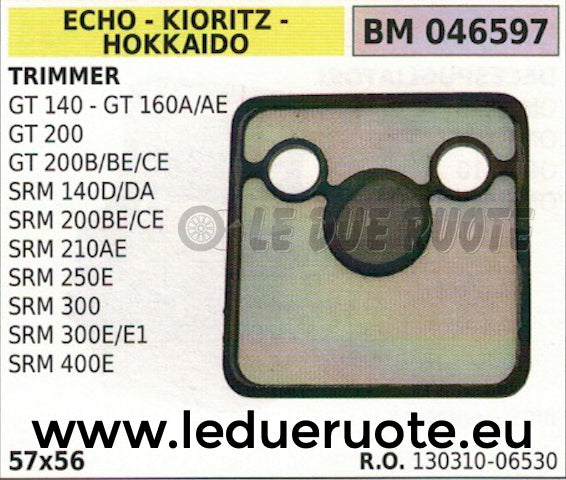 13031006530 FILTRO ARIA DECESPUGLIATORE ECHO KIORITZ HOKKAIDO SRM 250 300 400