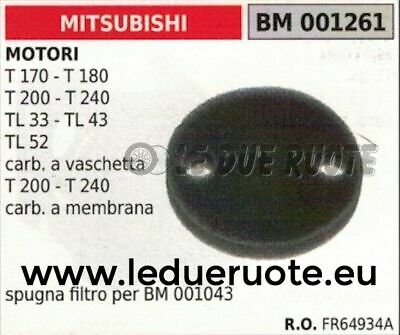 FR64934A SPUGNA FILTRO ARIA MOTORE MITSUBISHI T170 T180 T200 T240 TL33 TL43 TL52