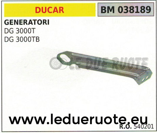STAFFA SUPPORT FILTRO ARIA MOTO GENERATORE GRUPPO ELETTROGENO DUCAR DG 3000 T TB