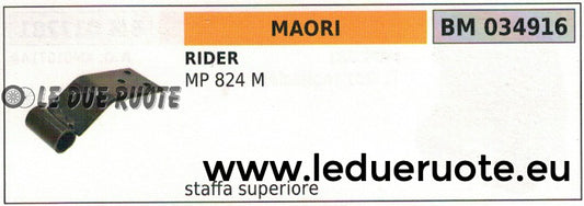 STAFFA SUPERIORE MARMITTA SCARICO TRATTORINO RASAERBA TOSAERBA MAORI MP 1698 LM