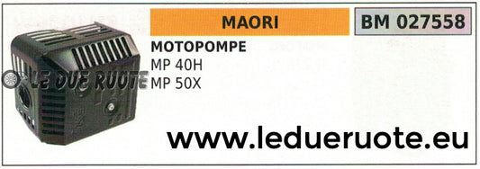 MARMITTA SCARICO SILENZIATORE MOTOPOMPA POMPA IRRIGATORE MAORI MP 40H 50X