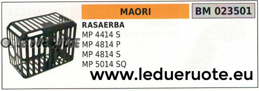 PROTEZIONE MARMITTA RASAERBA TOSAERBA MOTORE MAORI MP 4414S 4814P 4814S 5014SQ