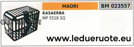 RIPARO PROTEZIONE MARMITTA SCARICO RASAERBA TOSAERBA MOTORE MAORI MP 5518 SQ