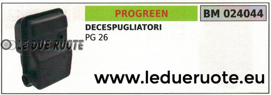 MARMITTA SCARICO SILENZIATORE DECESPUGLIATORE PROGREEN GRENCUT PG 26