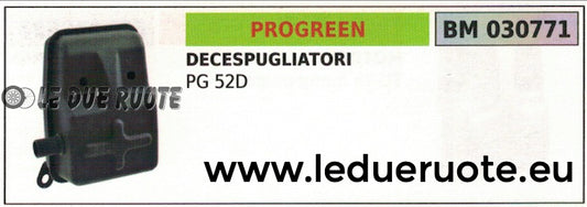 MARMITTA SCARICO SILENZIATORE DECESPUGLIATORE PROGREEN GRENCUT PG 52D