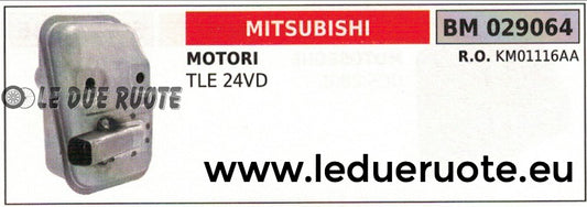 KM01116AA MARMITTA SCARICO SILENZIATORE COMPLETO MOTORE MITSUBISHI TLE 24VD