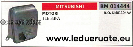 KM01104AA MARMITTA SCARICO SILENZIATORE COMPLETO MOTORE MITSUBISHI TLE 33 FA