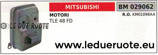 KM01098AA SILENZIATORE MARMITTA SCARICO MOTORE MITSUBISHI TLE 48 FD