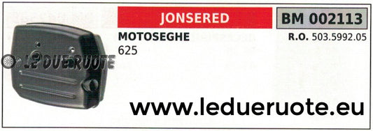 503599205 MARMITTA SCARICO SILENZIATORE COMPLETO MOTOSEGA JONSERED 625