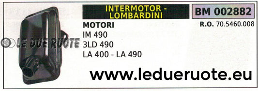 705460008 MARMITTA SCARICO SILENZIATORE MOTORE LOMBARDINI LA 400 490
