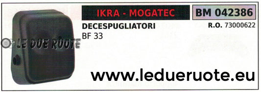 73000622 MARMITTA SCARICO DILENZIATORE DECESPUGLIATORE IKRA MOGATEC BF 33