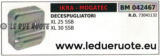 73041132 SUPPORTO RIPARO MARMITTA SCARICO DECESPUGLIATORE IKRA MOGATEC XL 25 30