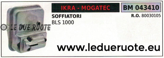 80030105 MARMITTA SILENZIATORE SCARICO SOFFIATORE IKRA MOGATEC BLS 1000