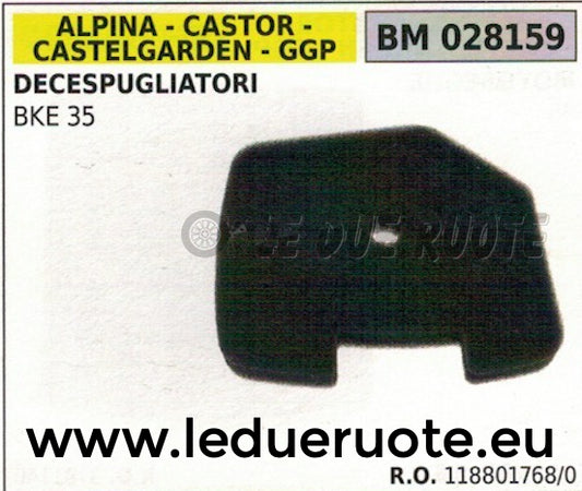 1188017680 SPUGNA FILTRO ARIA DECESPUGLIATORE ALPINA CASTOR CASTELGARDEN BKE 35
