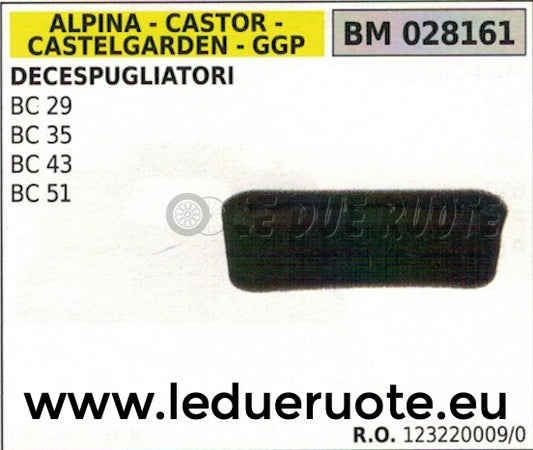 1232200090 FILTRO ARIA DECESPUGLIATORE ALPINA CASTOR CASTELGARDEN BC 29 35 42 51