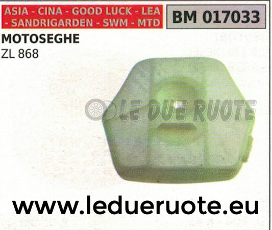 COPERCHIO FILTRO ARIA MOTOSEGA CINESE IMPORTAZIONE SANDRIGARDEN SWM ZL 868