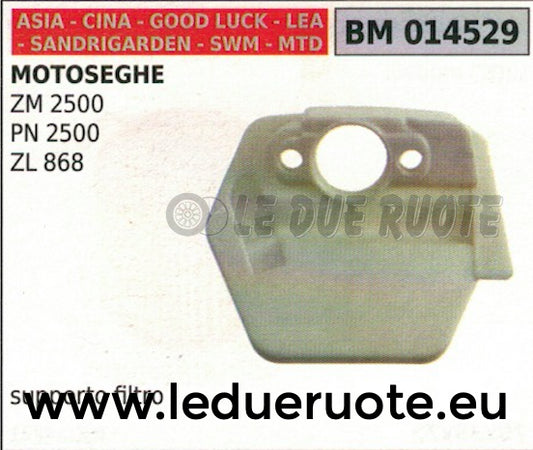 SUPPORTO FILTRO ARIA MOTOSEGA CINESE IMPORTAZIONE SANDRIGARDEN ZM PN 2500 ZL 868