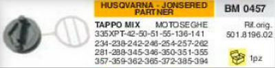 TAPPO SERBATOIO MOTOSEGA HUSQVARNA JONSERED PARTNER 246 254 257 262 28