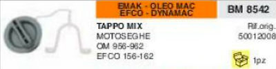 50012008 TAPPO MISCELA BENZINA MOTOSEGA OLEO MAC 956 952 EFCO 156 162
