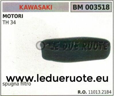 110132184 SPUGNA FILTRO ARIA DECESPUGLIATORE MOTORE KAWASAKI TH34 TH 3